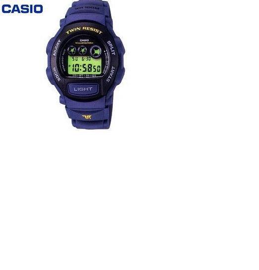 Casio watchband TRT-100 H-2 blue Twin Resist Resin  Watchband