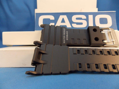 Casio Watchband G-5500 black Resin. G-Shock 20 Bar Water Resist Strap
