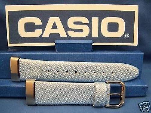 Casio watchband MSG-133 L-2 Baby-G  Lite blue Leather Steel End Caps