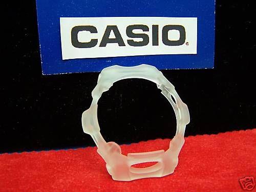 Casio Watch Parts Bg-154 Bezel. Semi See-Through White