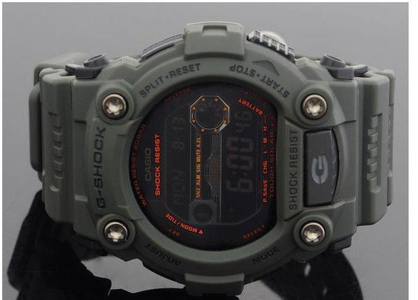 Casio Watch Band G-7900 -3, GR-7900, GW-7900 Green Rub G-Shock Strap Watchband