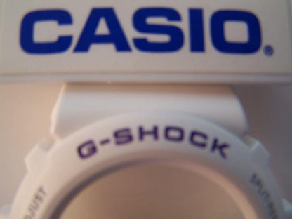 Casio Watch Parts Bezel/Shell GW-6900 A-7,G-6900.White w/Purp/Gray Letter
