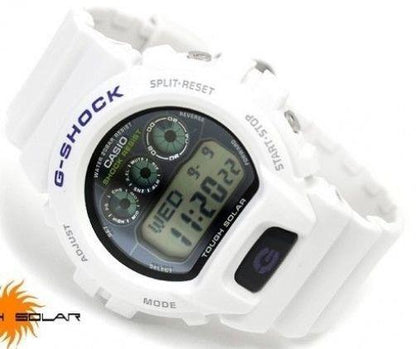 Casio Watch Parts Bezel/Shell GW-6900 A-7,G-6900.White w/Purp/Gray Letter