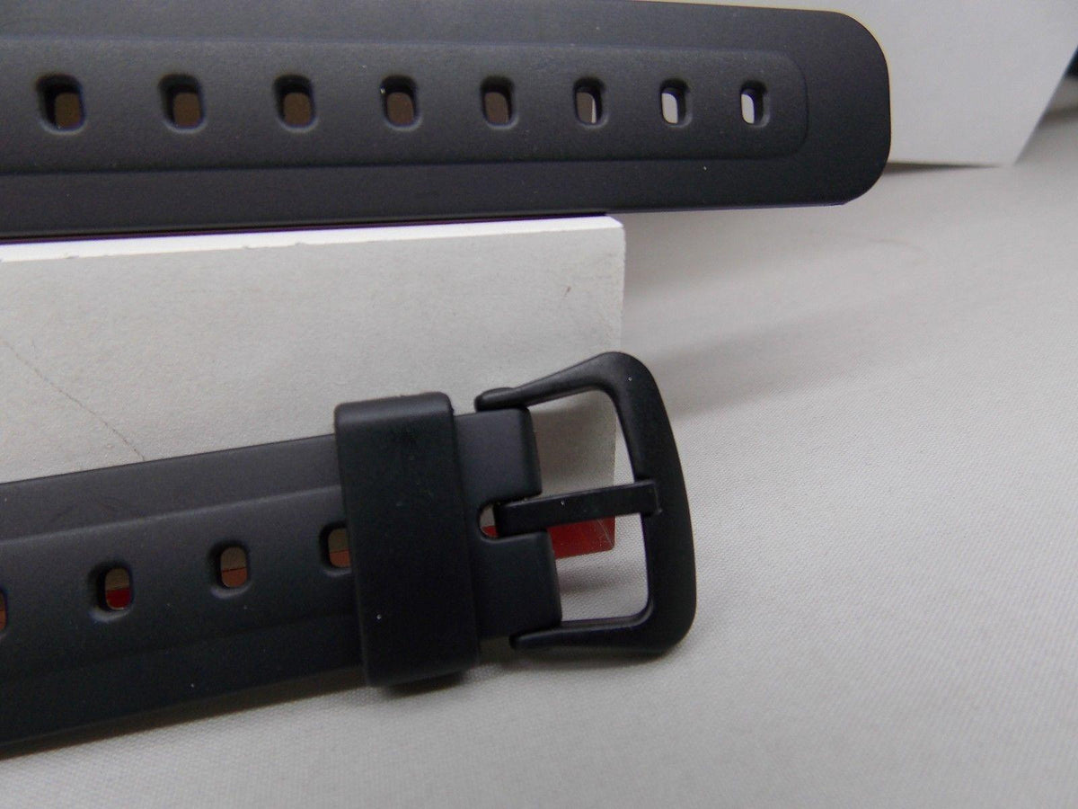 Casio watchband LW-22 Lady 14mm black Resin sport watchband with spring bars