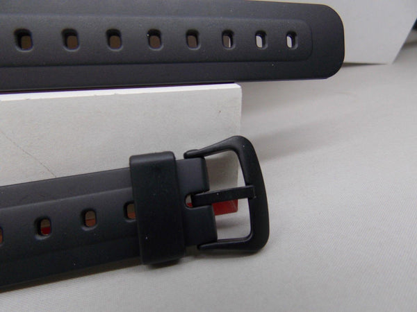 Casio watchband LW-22 Lady 14mm black Resin sport watchband with spring bars