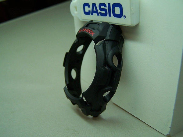 Casio Watch Parts GW-500 Bezel / Shell. Black G-Shock Outer Black Resin Bezel.