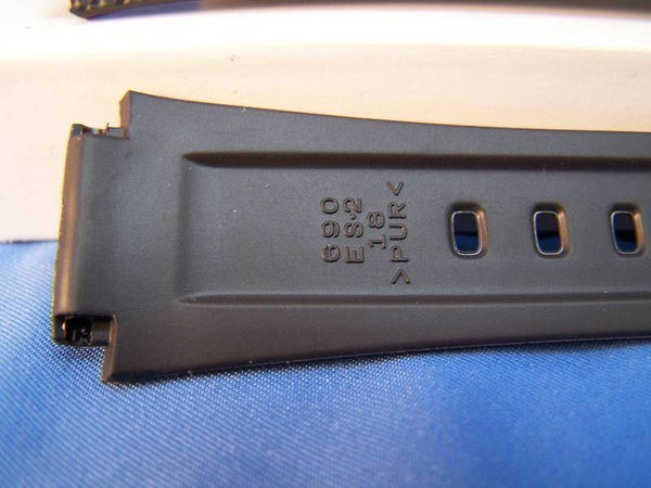 Casio watchband AW-81 Black Resin . Original Watchband