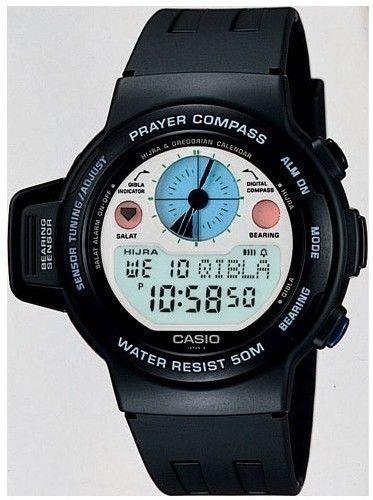 Casio Prayer Compass Band Black.CPW-300,CPW-310,CBX-600,CBX-610,MWA-10,MWB-10