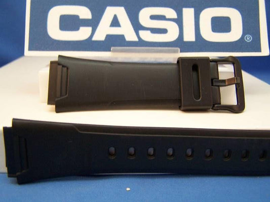 Casio Watchband AW-37 Black Resin Strap. Watchband