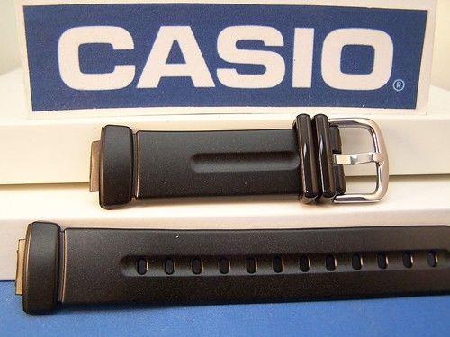 Casio Watchband BGR-300 Baby G Black Resin Strap. Watchband