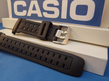 Casio Watchband G-9010 and GW-9010 Mud Resist Tough Solar Black Resin Strap