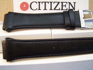 Citizen watchband BM6575 -06 Mns leather buckle# E111-S049407