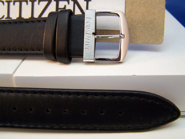 Citizen watchband BM6575 -06 Mns leather buckle# E111-S049407