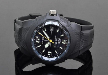 Casio Watchband LX-610, MW-600. Original Black Rubber Strap