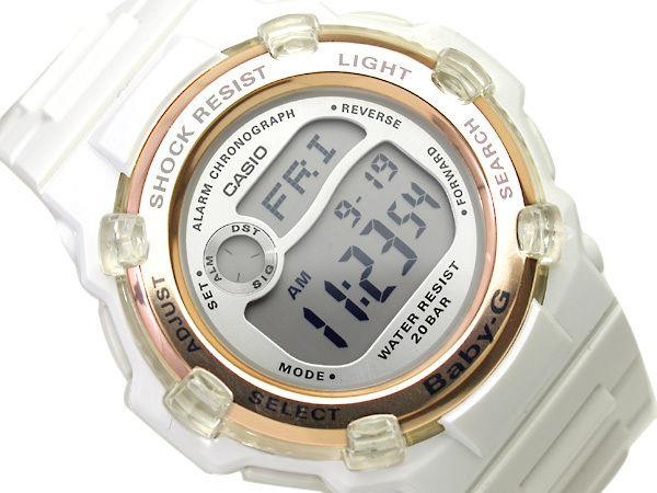 Casio watchband BG-3000; -3003, BGA-113; -110; -116; -1100; BGR-3003 white Resin