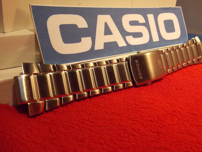 Casio Watchband EFA-131 D. All Steel Edifice Bracelet Silver Color