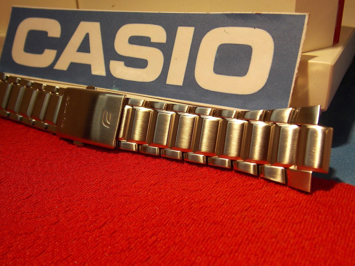 Casio Watchband EFA-131 D. All Steel Edifice Bracelet Silver Color