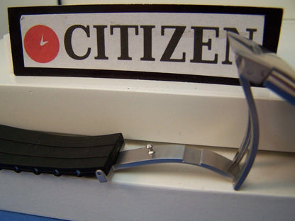 Citizen Watchband CB0020 H144-S067383.World Perpetual ECO AT.Black Rub w/Deploy