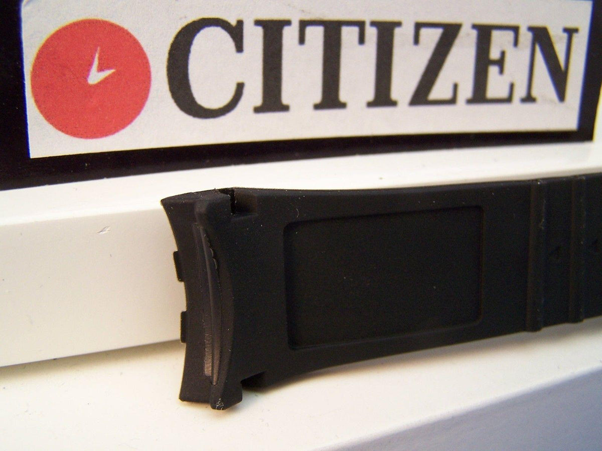 Citizen Watchband CB0020 H144-S067383.World Perpetual ECO AT.Black Rub w/Deploy