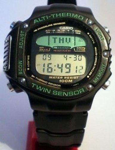 Casio watchband ALT 6100.ALT 600 Pro Trek Alti Thermo Twin Sensor. 20mm Long