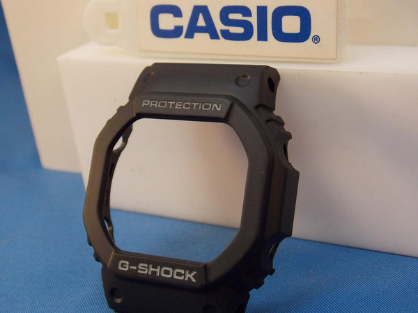 Casio Watch Parts DW-56 RT Bezel/Shell and fits GW-5600 J1.Black w/White Letters