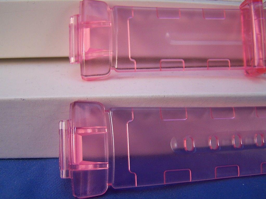 Casio watchband BG-169 WH-4. Baby-G. Clear Pink Resin .Watchband
