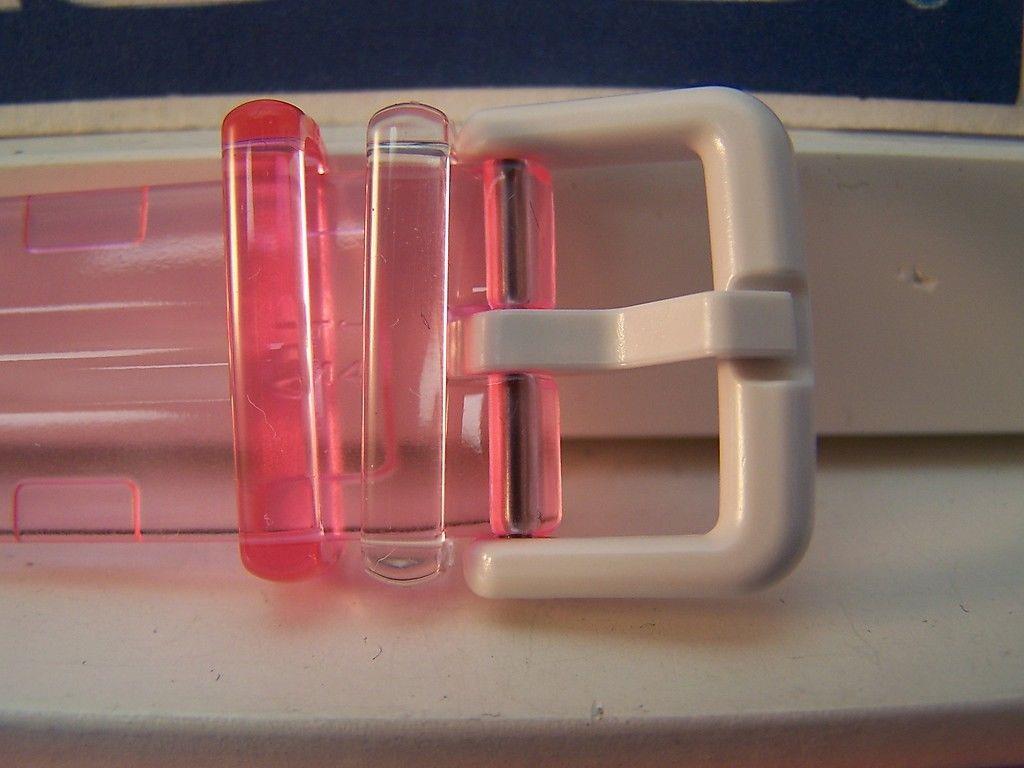 Casio watchband BG-169 WH-4. Baby-G. Clear Pink Resin .Watchband
