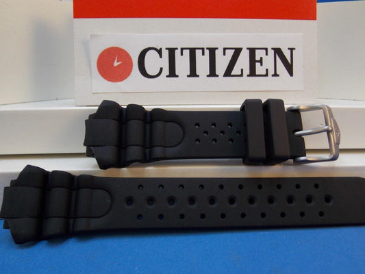 Citizen Watchband Aqualand lll JP1060, BJ2040 Black Resin Divers Strap 200m