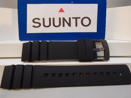 Suunto watchband ElementumAqua Black: Resin /buckle w/Spring Bars