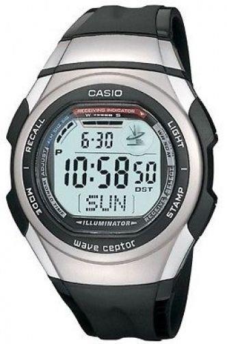 Casio watchband WV-57 H Waveceptor  black Resin Shiny/Matte w/Steel bkle
