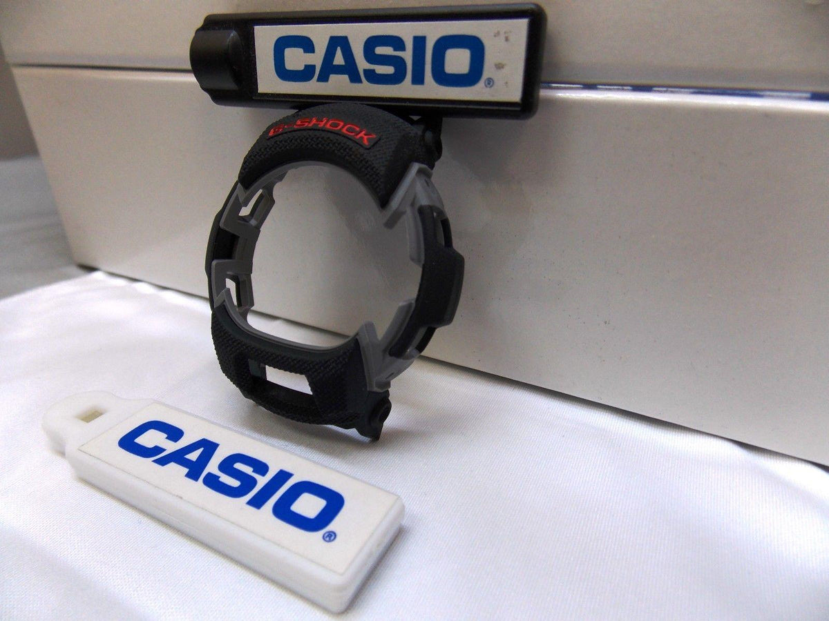 Casio Watch Parts G-7600 Inner Bezel / Shell Black/Gray W/ Red G-Shock letters