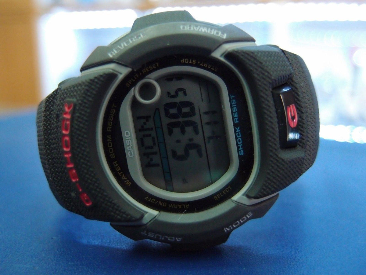 Casio Watch Parts G-7600 Inner Bezel / Shell Black/Gray W/ Red G-Shock letters