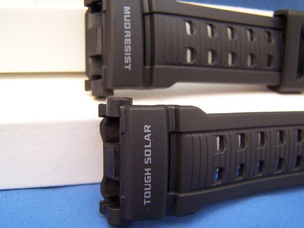 Casio watchband GW-9000 Mudman Mud Resist Black Resin G-Shock Watchband -