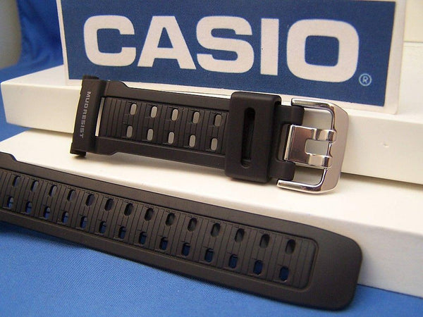 Casio watchband GW-9000 Mudman Mud Resist Black Resin G-Shock Watchband -