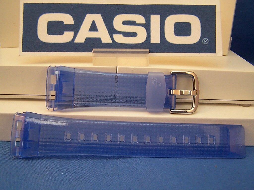 Casio Watchband BG-184 -2 Baby G blue Resin Strap.Watchband