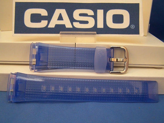 Casio Watchband BG-184 -2 Baby G blue Resin Strap.Watchband