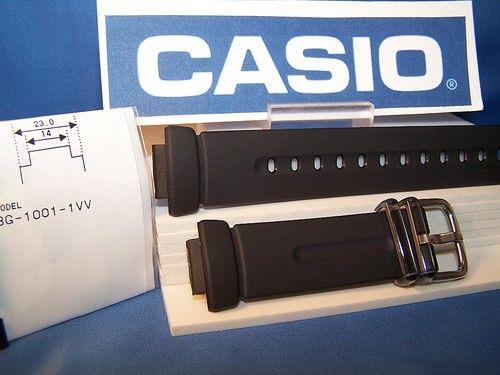 Casio watchband BG-1001 Baby G black Resin ladies