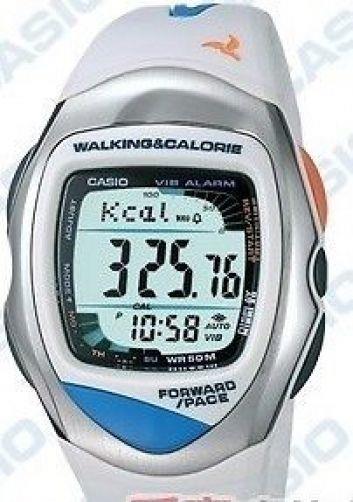 Casio watchband STR-400 -7 Walking & Calorie blue/White Watchband -
