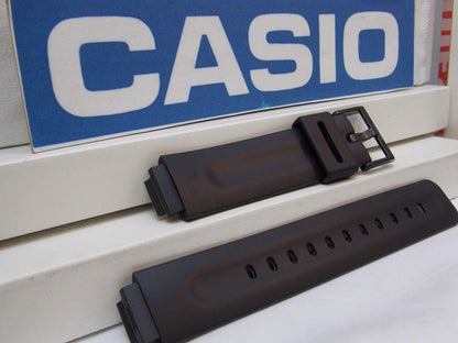Casio Watchband MW-33. Black Resin Watchband/Strap Factory Original