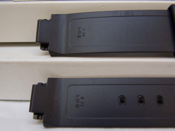 Casio watchband MW-33. Black Resin Watchband/ Factory Original