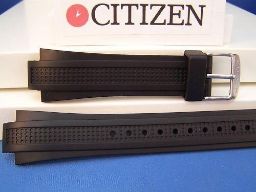 Citizen Watchband BL5334 -04E For Perpetual Calendar Model. Black Rubber Strap