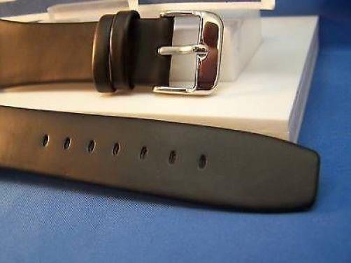 Casio Watchband EF-306 L Edifice. Black Leather Strap Includes Spring Bars