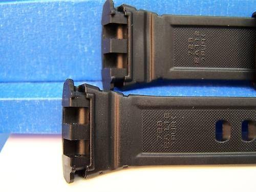 Casio watchband WVA-107 or WVA-107H Original Waveceptor Black Resin