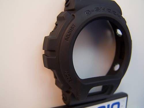 Casio Watch Parts DW-6900 MS Bezel (Shell) All Black. G-Shock Military Edition