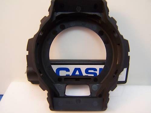 Casio Watch Parts DW-6900 MS Bezel (Shell) All Black. G-Shock Military Edition
