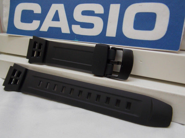 Casio watchband AQ-S800 Black Resin  Watchband for Tough Solar 5 Alarm