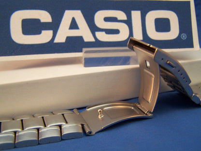 Casio watchband. EF-305 D Edifice Steel/SilverTone Push Button Bracelet w/Pins