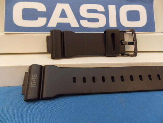 Casio Watchband DW-5600 MS 1545, RZDW-5600 MS. G-Shock Black Resin Strap