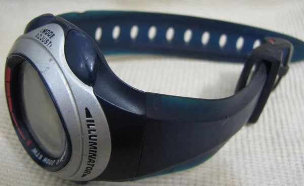 Casio watchband W-733 H-1C Two Tone blue Resin Illuminator Watchband