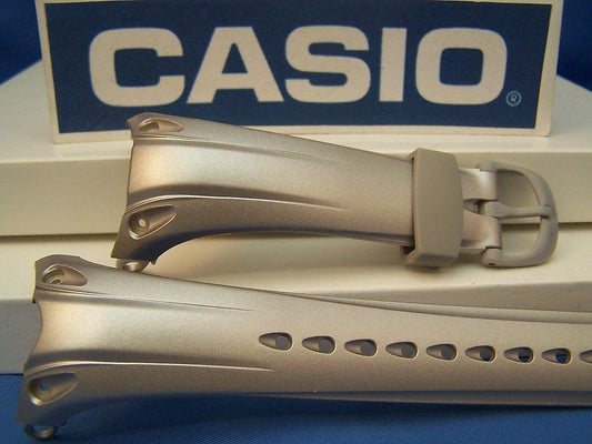Casio Watchband GC-1000 -9 Shiny Silver/Gray G-Shock Watchband